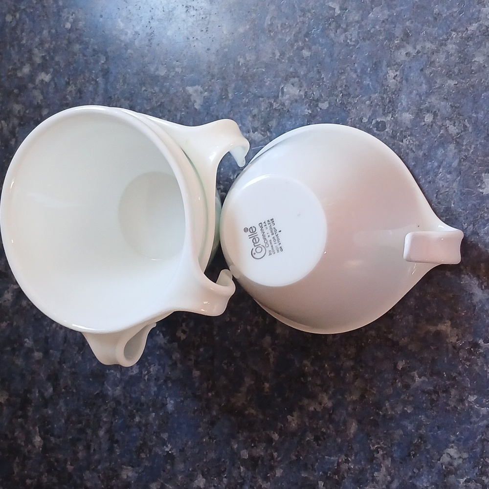 Corelle White Ceramic Mug Set